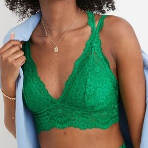 💚AERIE FA LA LACE PADDED BRALETTE SIZE S